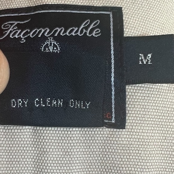 Faconnable women’s pea coat style jacket / blazer in heavy cotton in size medium - Picture 5 of 10